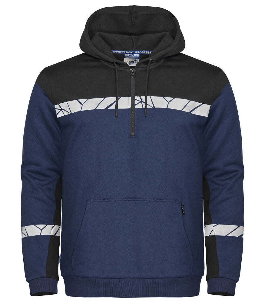 7104 HOODJACKET 1/2 ZIP
7104 HOODJACKET 1/2 ZIP 9910-VIZ - Navy/Black