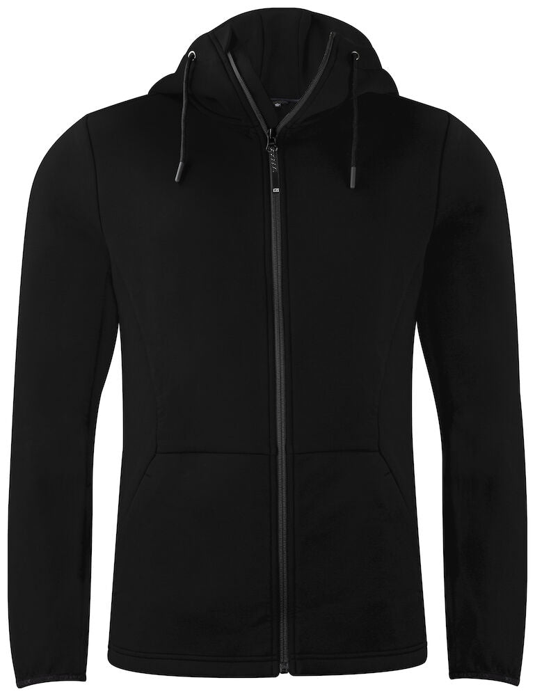 Pemberton Hood Full Zip Men - Black