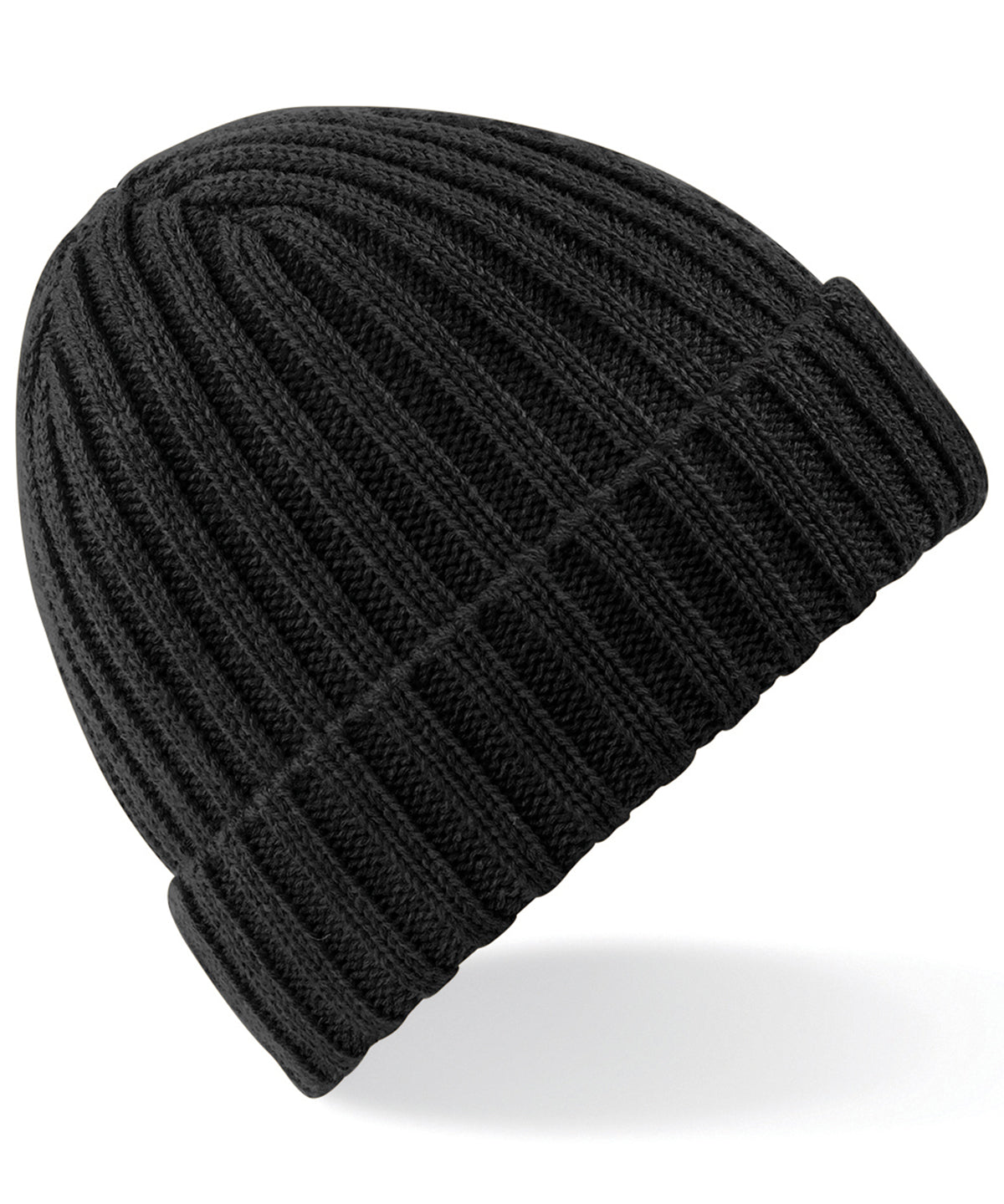 Chunky ribbed beanie - Black