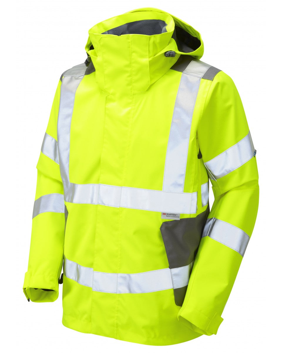 EXMOOR ISO 20471 Cl 3 Breathable Jacket - HV Yellow