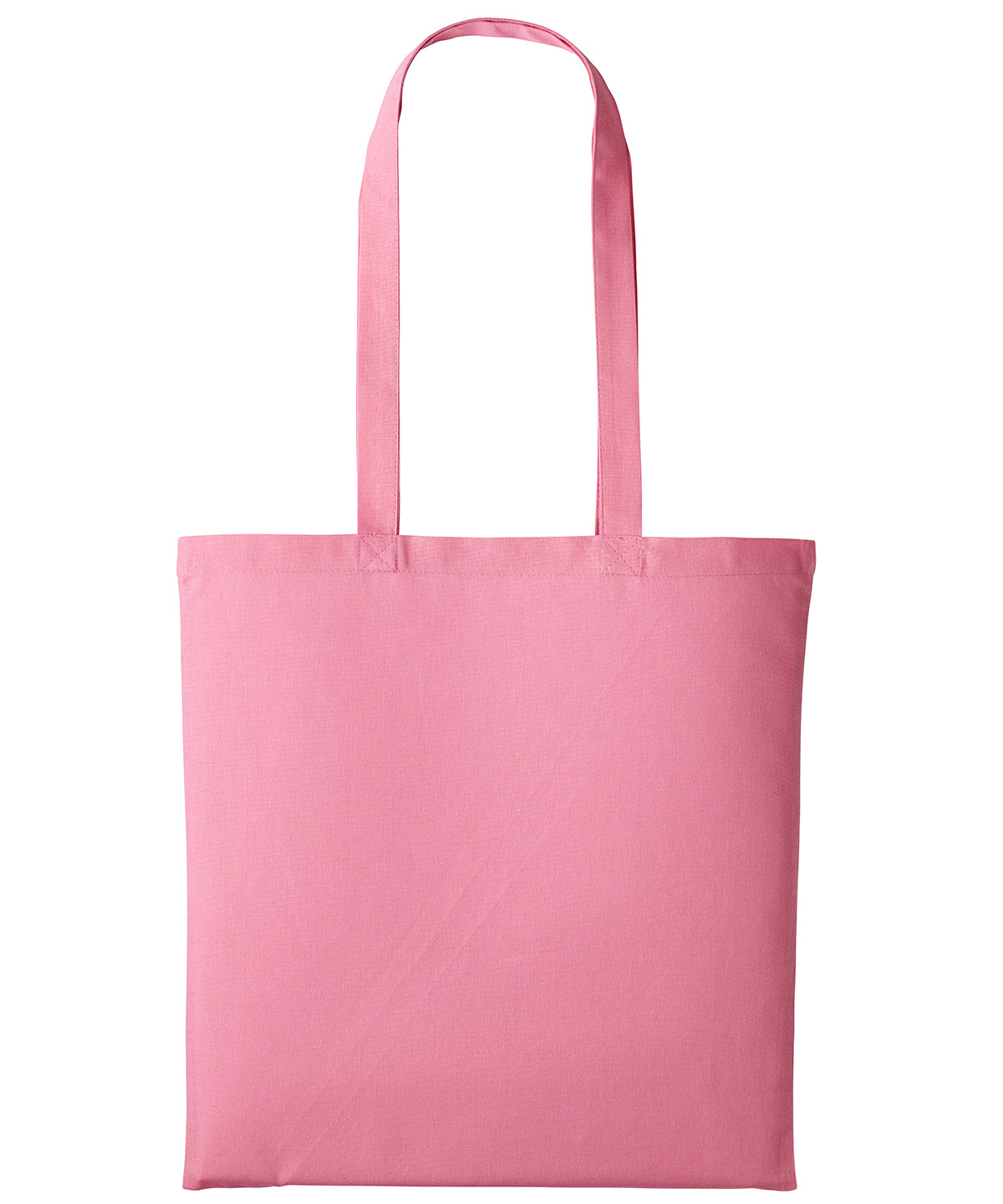 Cotton shopper long handle - Pastel Pink