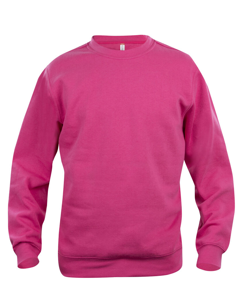 Basic Roundneck Sweatshirt - Bright Cerise