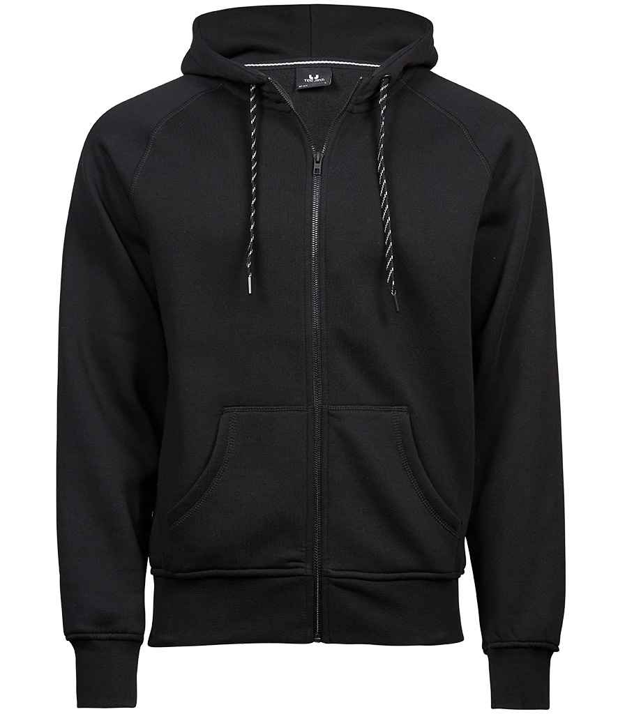 Tee Jays Fashion Zip Hooded Sweatshirt - Black