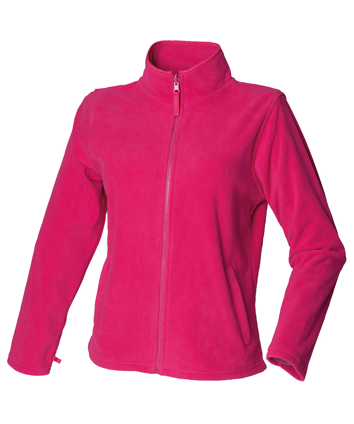 Women's microfleece jacket - Fuchsia