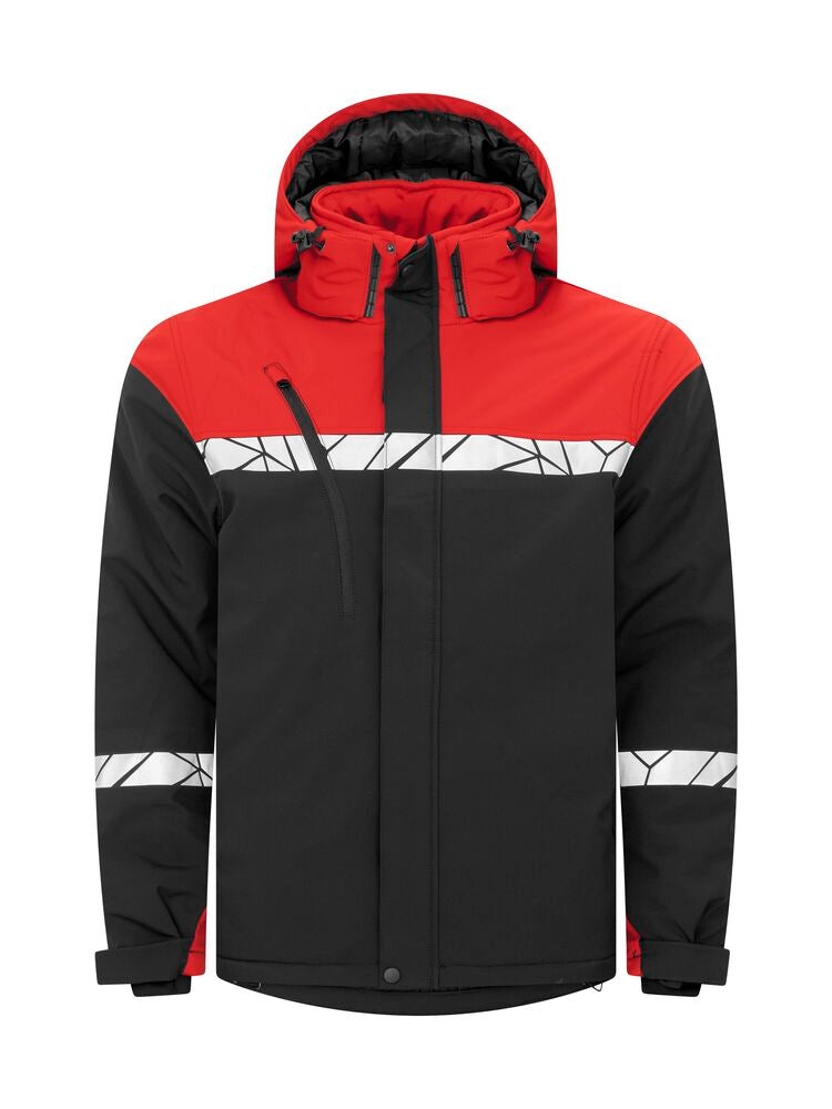 7413 SOFTSHELL JACKET, PADDED
7413 SOFTSHELL JACKET, PADDED 9910-VIZ - Black/Red