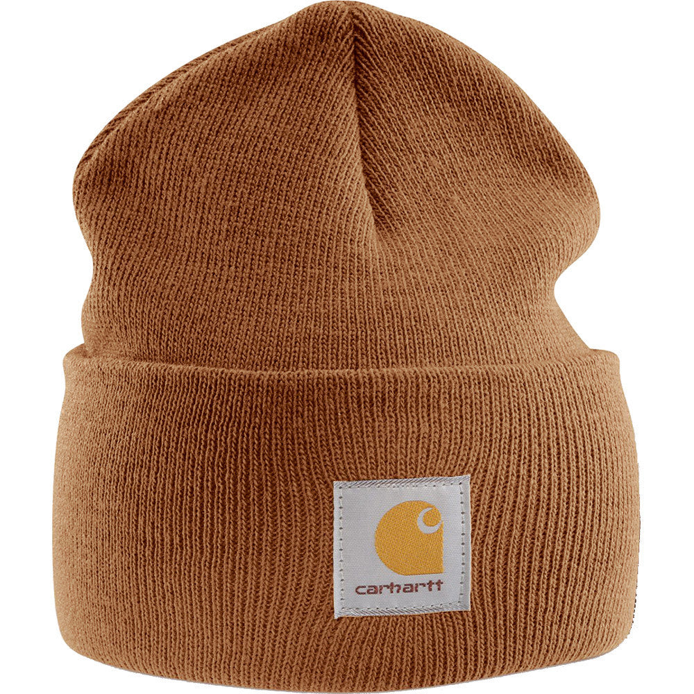 Carhartt Mens A18 Stretchable Rib Knit Acrylic Watch Beanie Hat