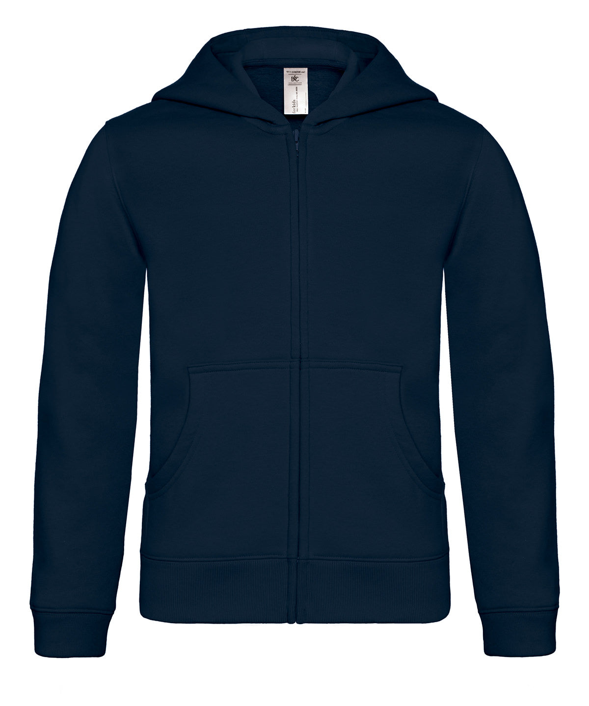 B&C Hooded full-zip /kids - Navy