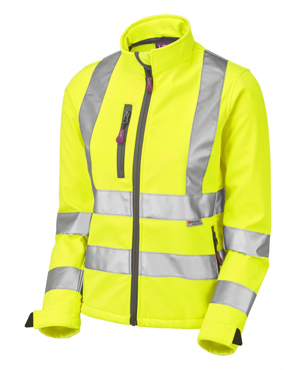 HONEYWELL ISO 20471 Cl 2 Women's Softshell Jacket - HV Yellow