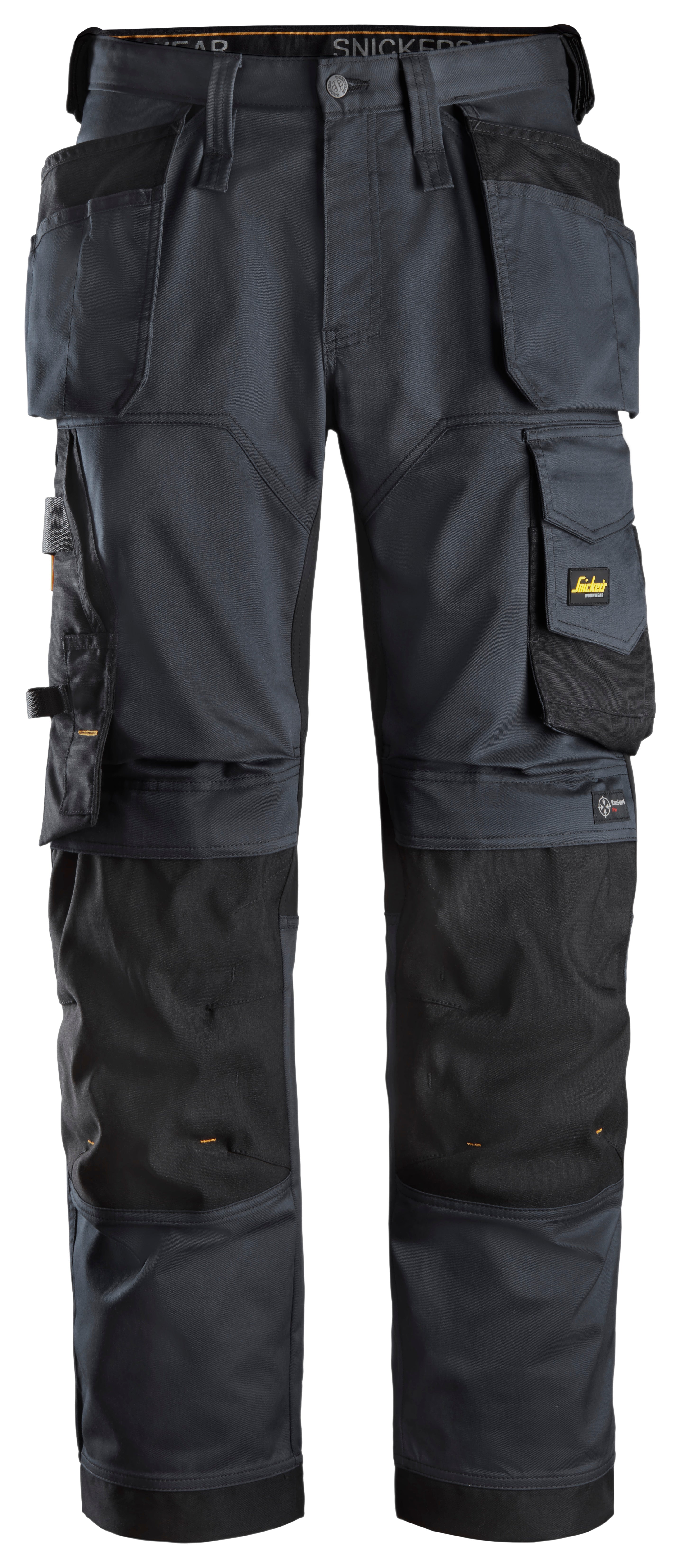 AllroundWork Stretch Loose Fit Trousers+ Holster Pockets - Steel grey\Black - 5804
