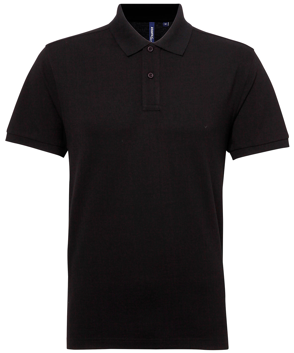 Men’s polycotton blend polo - Black