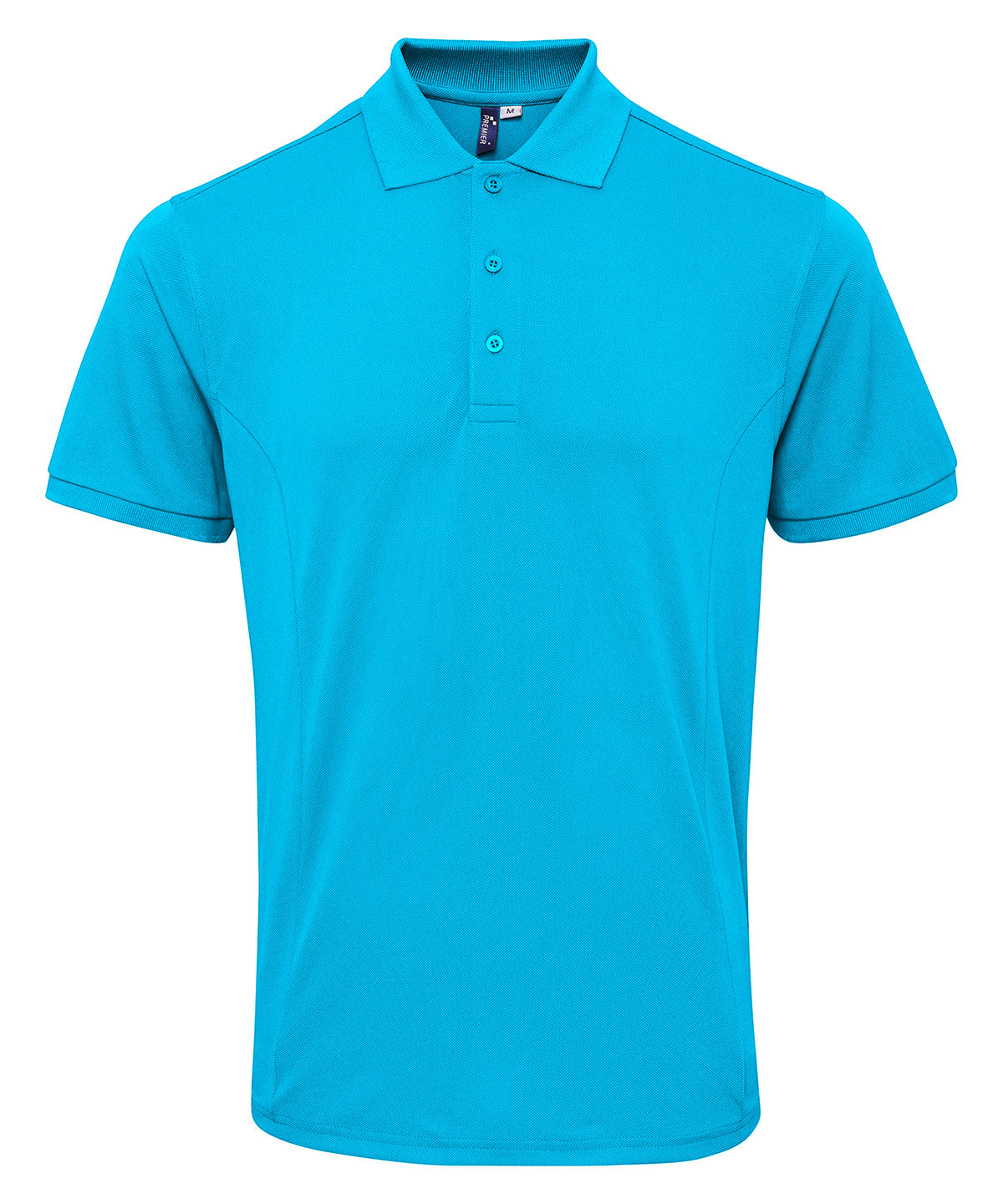 Coolchecker® plus piqué polo with CoolPlus® - Turquoise
