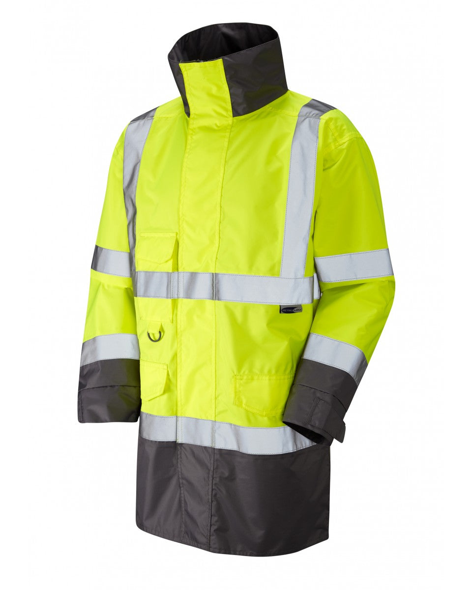 TORRIDGE ISO 20471 Cl 3 Breathable Lightweight Anorak - HV Yellow