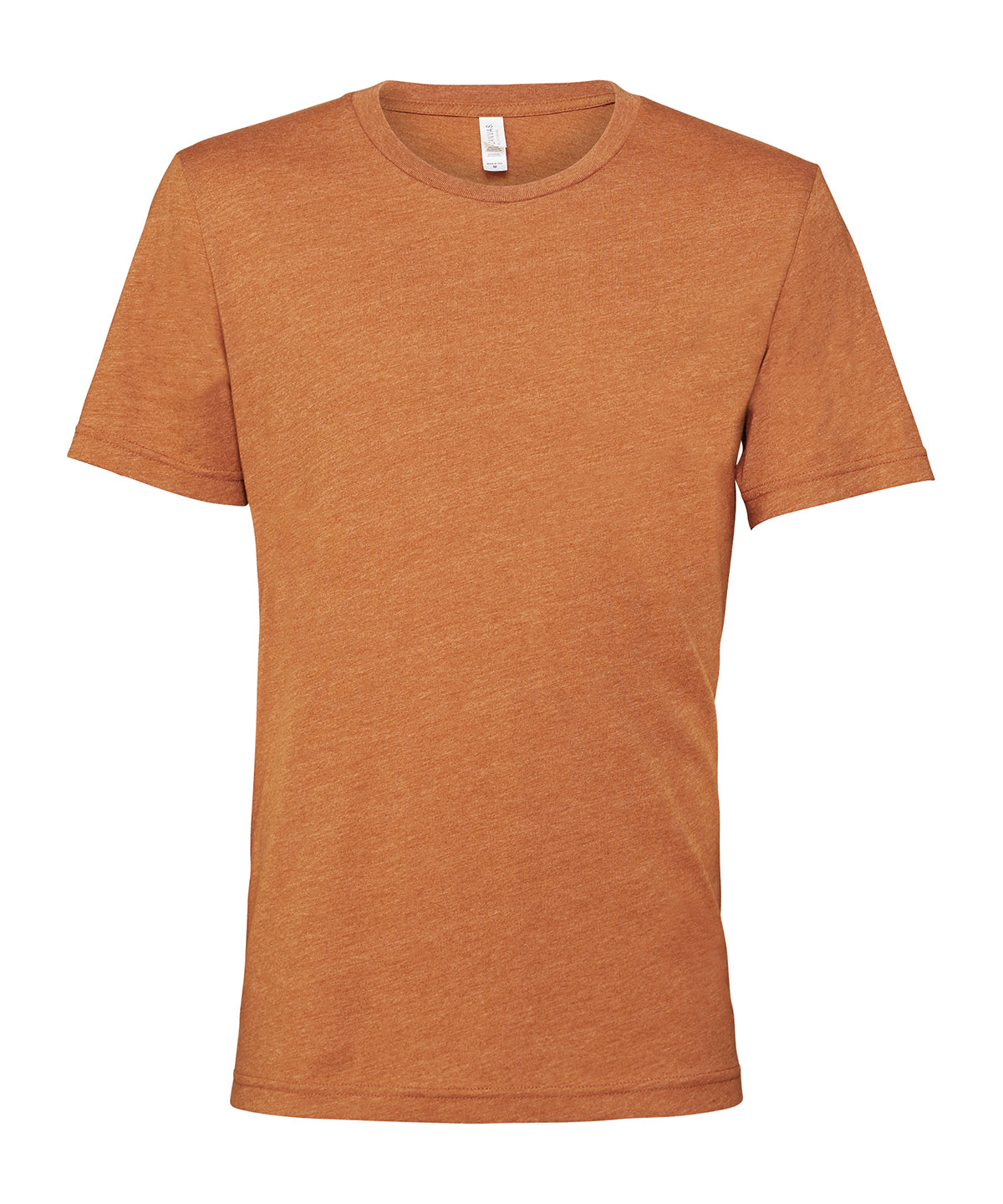 Unisex heather CVC short sleeve t-shirt - Heather Autumn