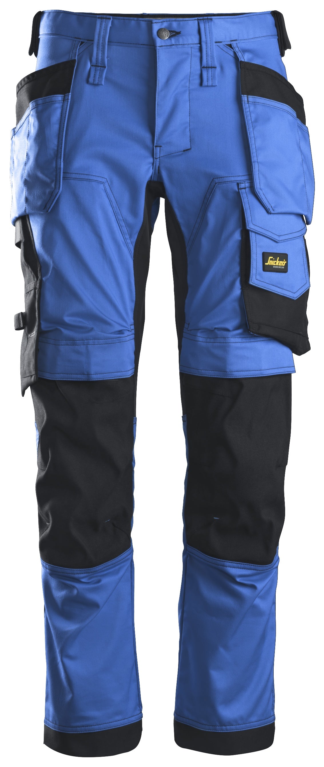 AllroundWork Slim Fit Trousers Holster Pockets Black - True Blue\Black - 5604