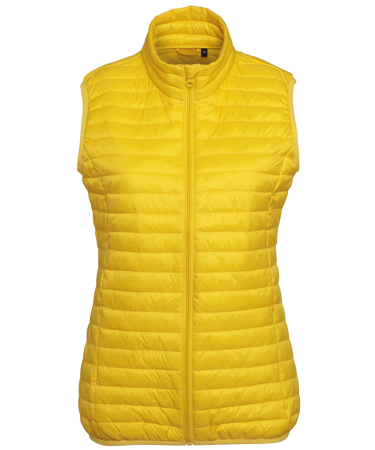 Women's tribe fineline padded gilet - Bright Yellow