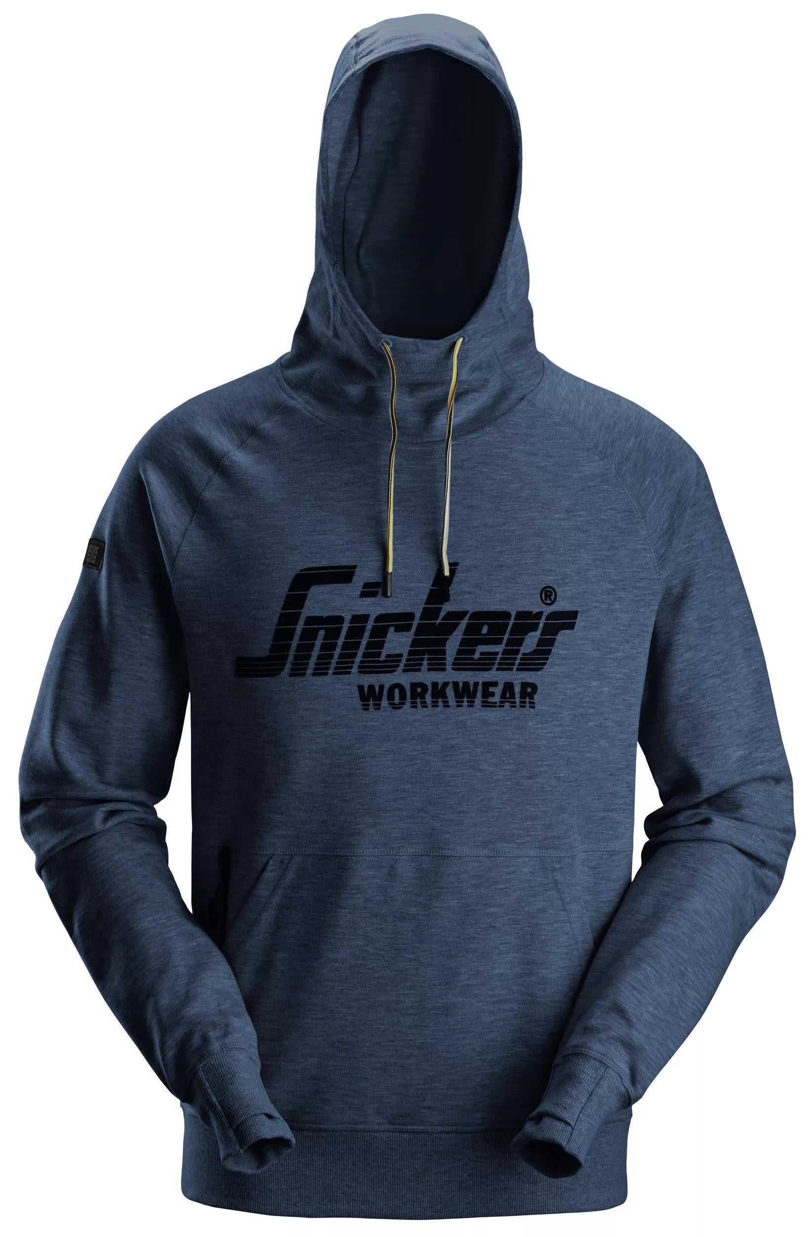 Logo Hoodie - Dark Navy Melange - 4500