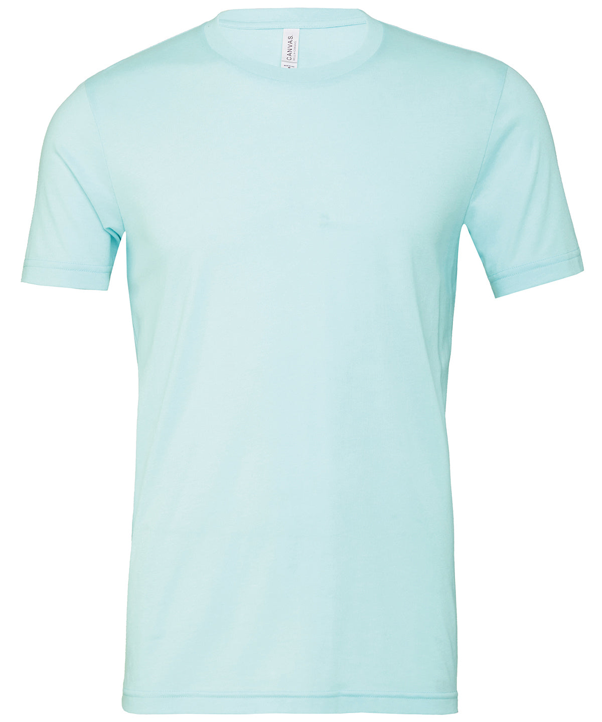 Unisex heather CVC short sleeve t-shirt - Heather Ice Blue