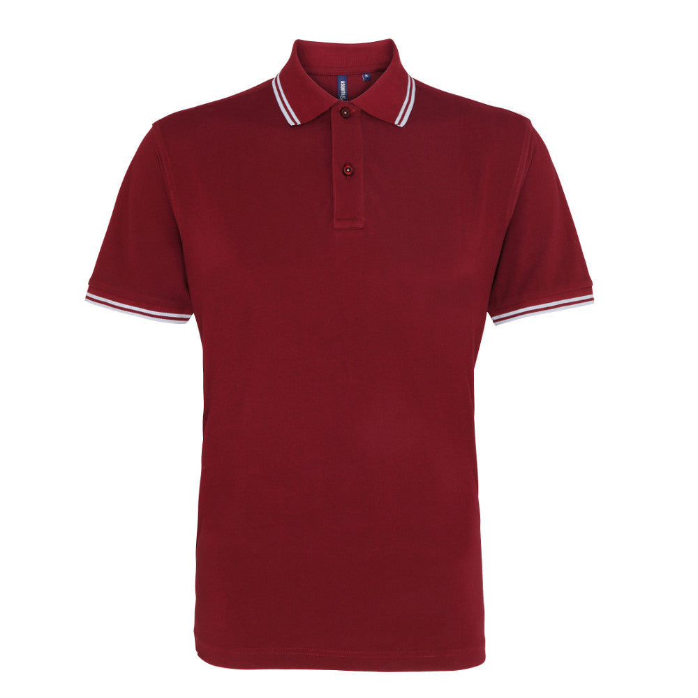 Asquith & Fox Mens Classic Fit - Tipped Polo Shirt