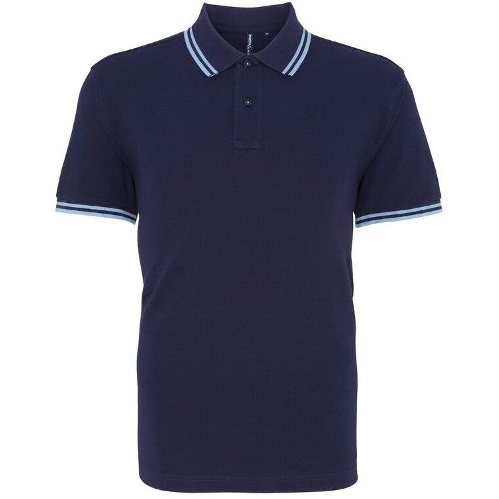Asquith & Fox Mens Classic Fit - Tipped Polo Shirt