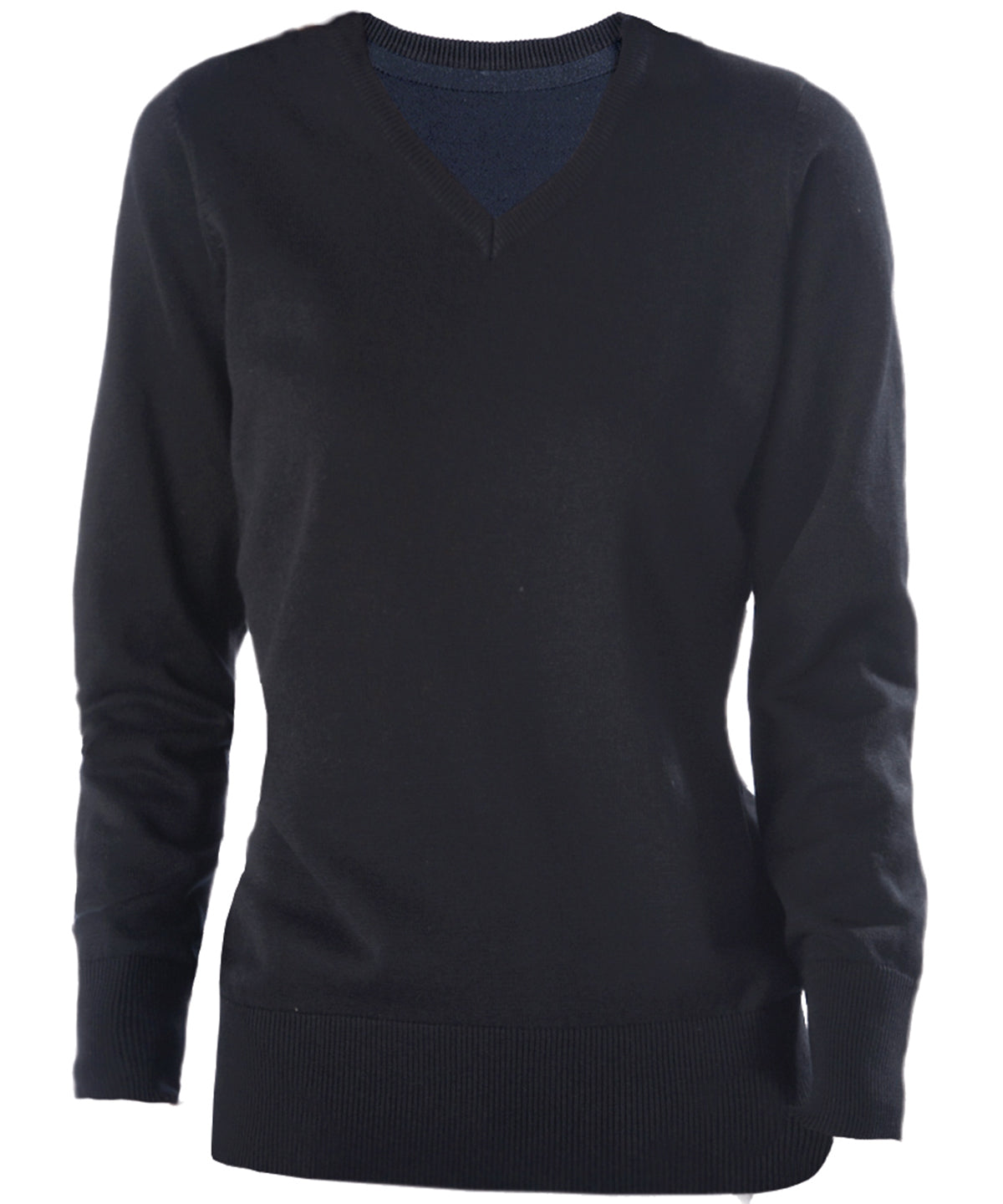 Ladies' V-neck jumper - Black