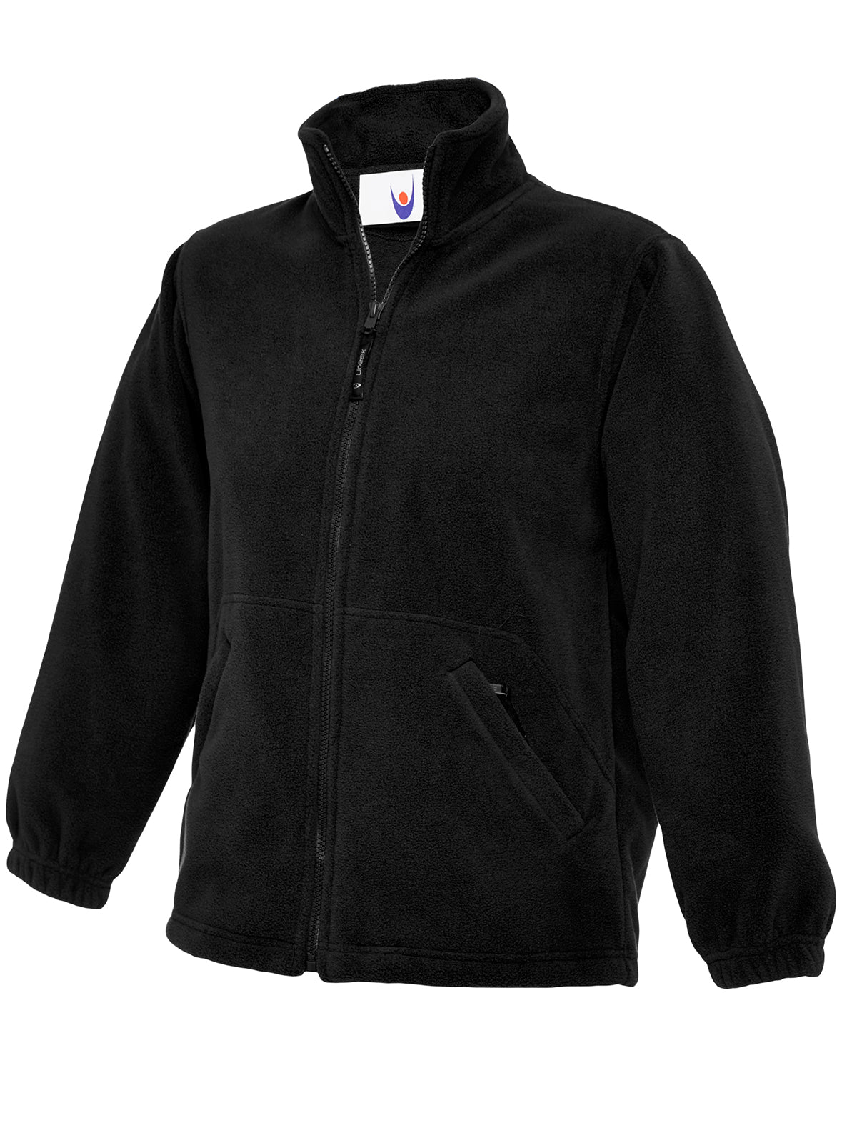 Childrens Full Zip Micro Fleece Jacket  - Black