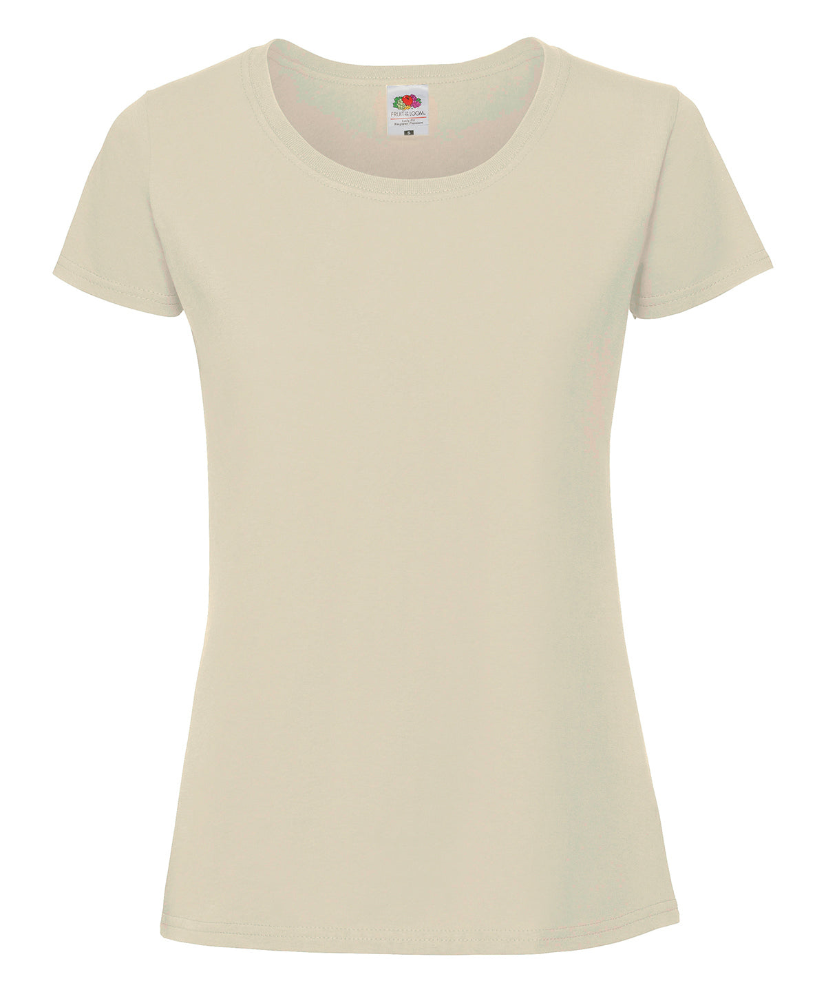 Lady-fit ringspun premium t-shirt - Desert Sand