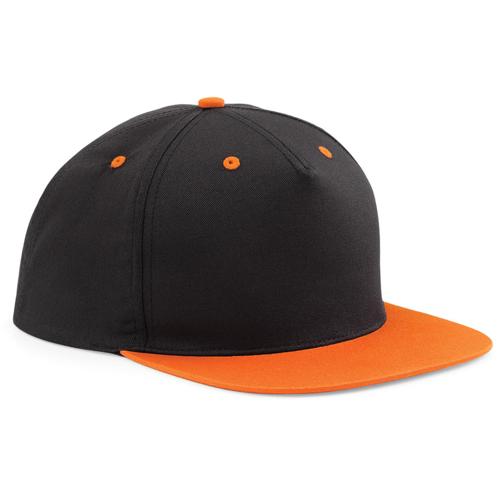 Beechfield Unisex 5 Panel Contrast Snapback Baseball Cap