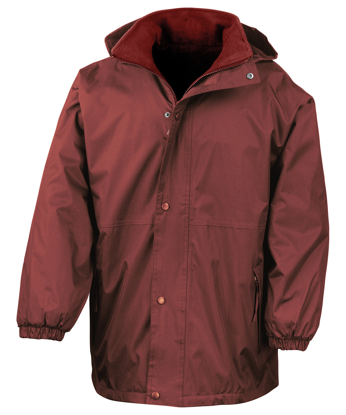 Junior/youth reversible StormDri 4000 jacket - Burgundy/Burgundy