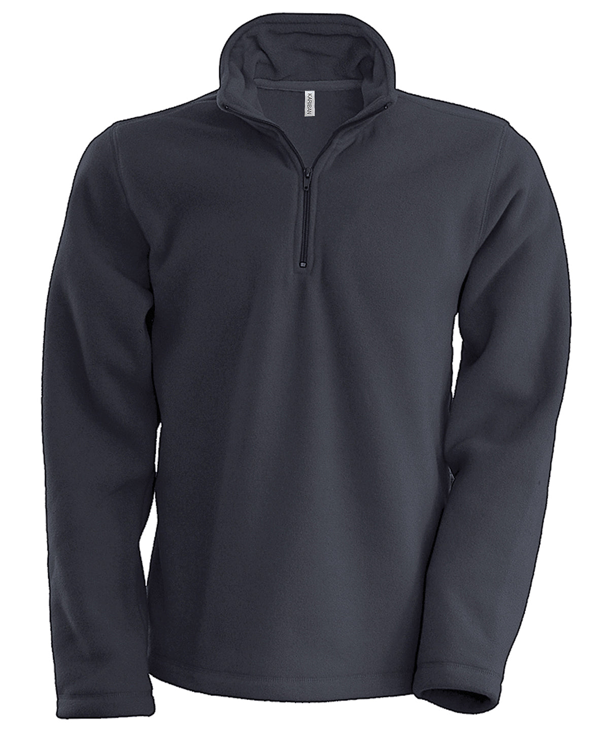 Enzo zip neck microfleece jacket - Convoy Grey