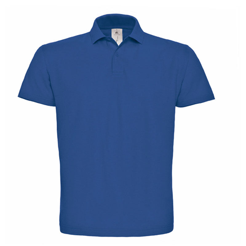 B&C Mens Short sleeved polo shirt with Rib Flat collar S,M,L,XL,XXL,3XL