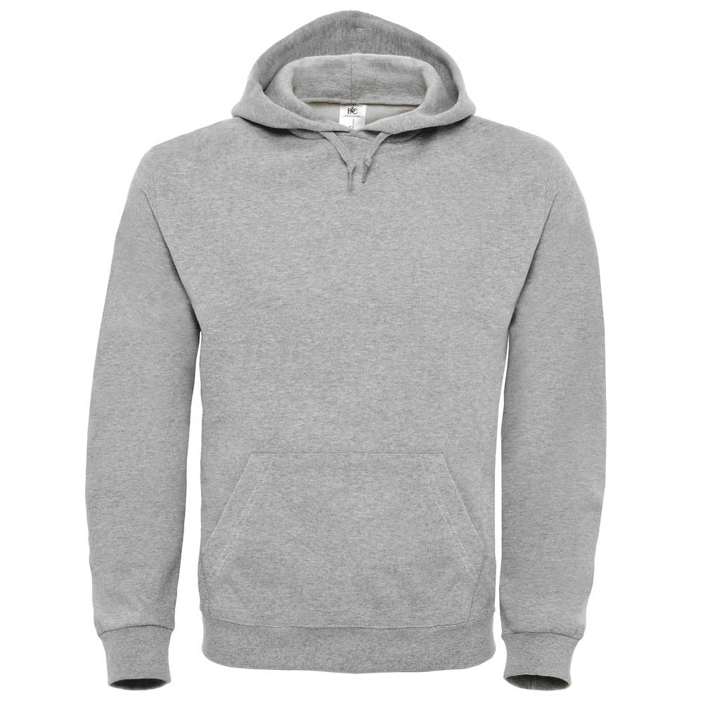 B&C Mens Lined hooded sweatshirt with drawstring