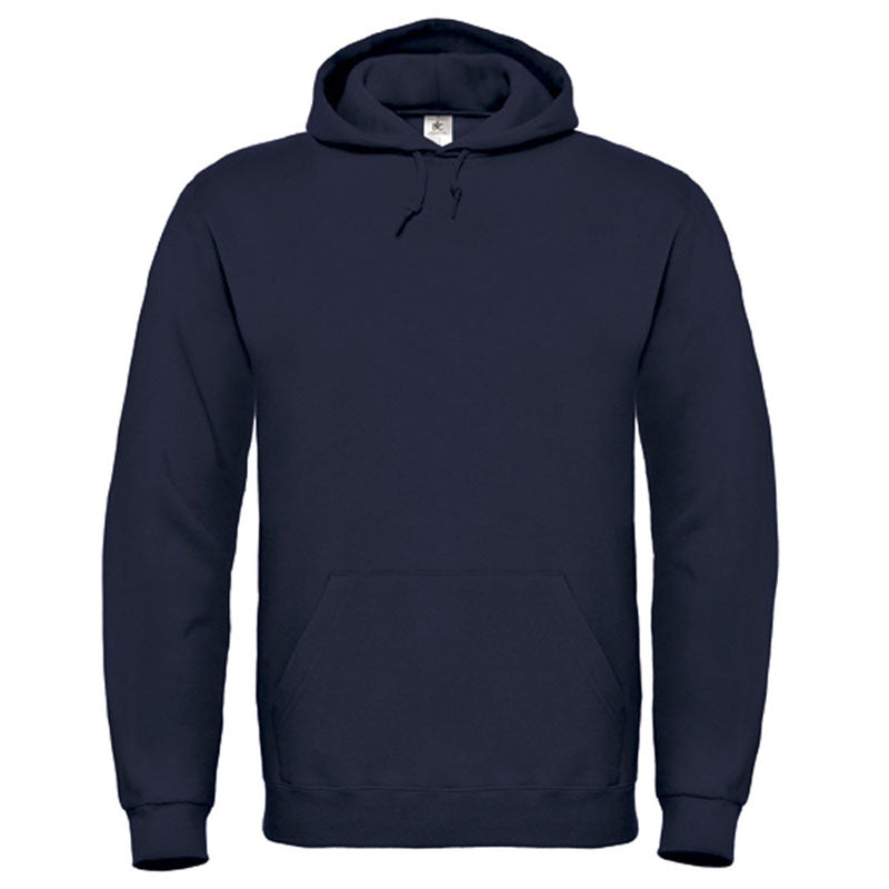 B&C Mens Lined hooded sweatshirt with drawstring