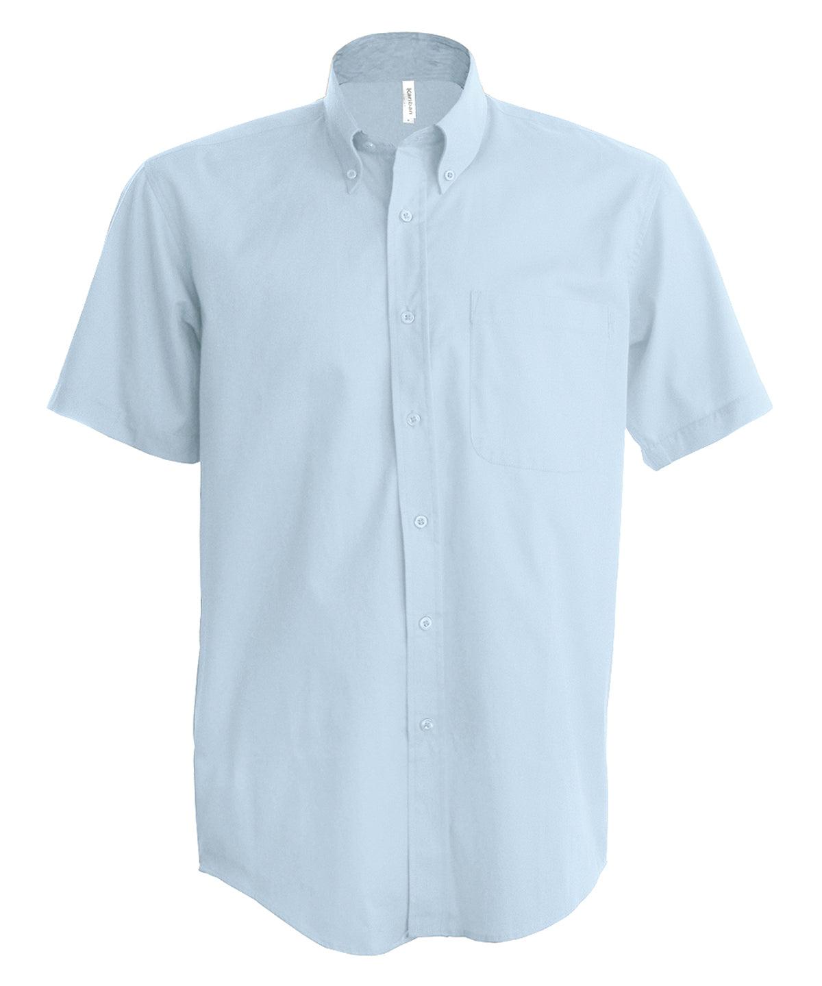 Men's short-sleeved Oxford shirt - Oxford Blue