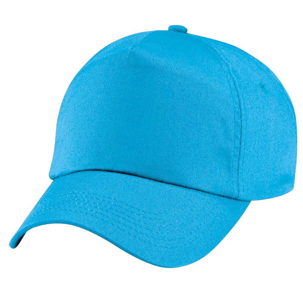 Beechfield Childrens Original Colours 5 Panel Adjustable Cotton Baseball Cap