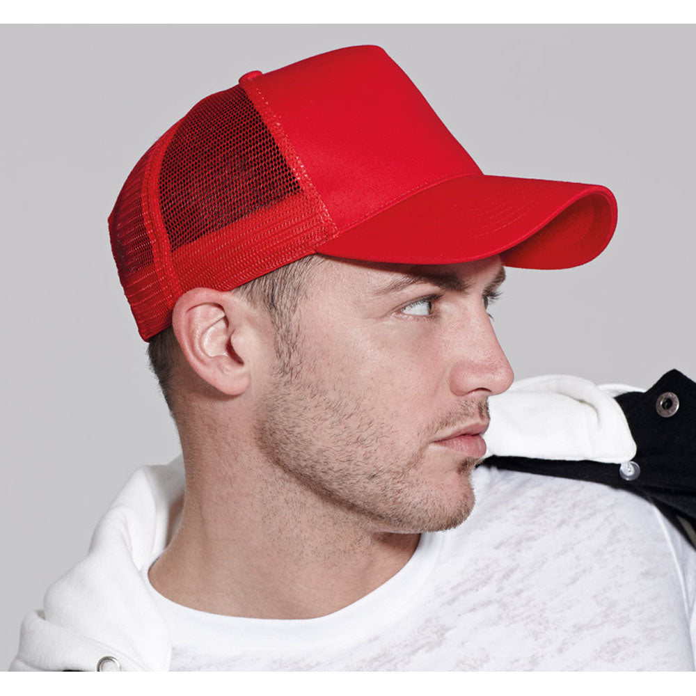 Beechfield Unisex Vintage Snap-Back Trucker Hat