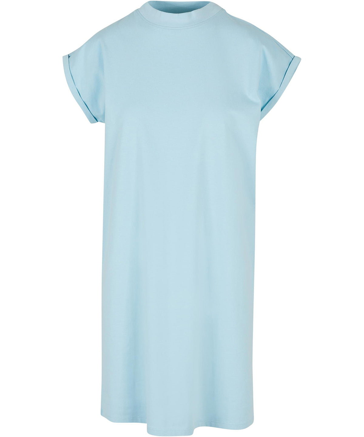 Women's turtle extended shoulder dress - Ocean Blue