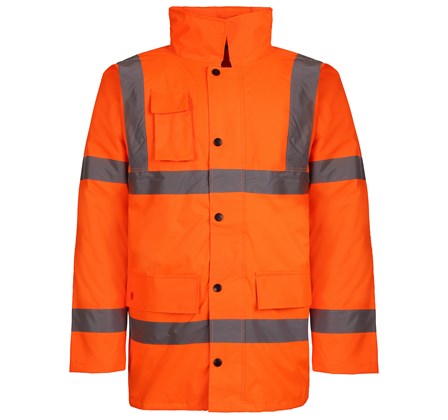 HI VIS MOTORWAY JACKET - Orange