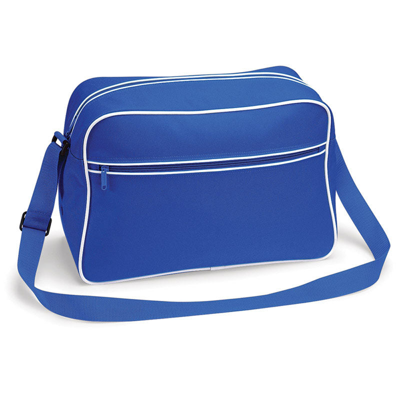 BagBase Unisex Retro Colours Zipped Pocket shoulder Strap bag