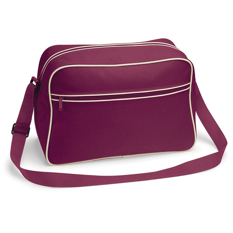 BagBase Unisex Retro Colours Zipped Pocket shoulder Strap bag