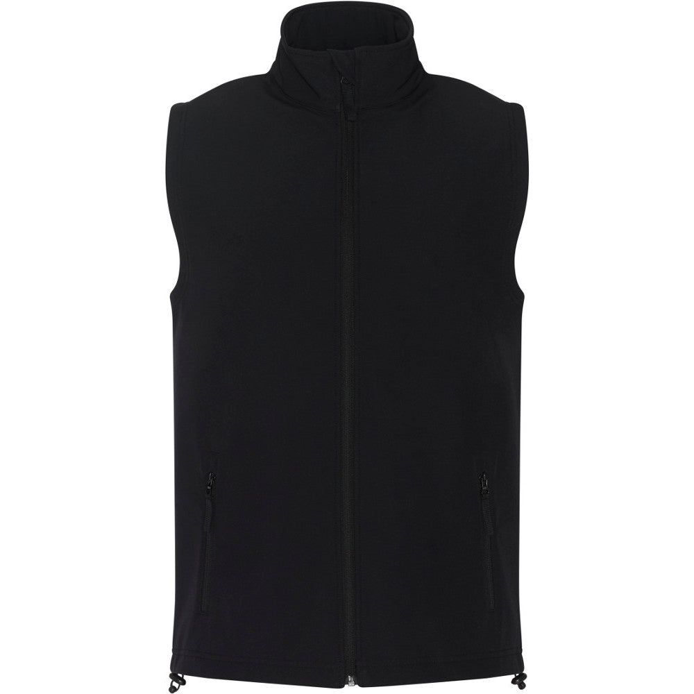 Brookes Mens Pro 2 Layer Relaxed Fit Softshell Gilet