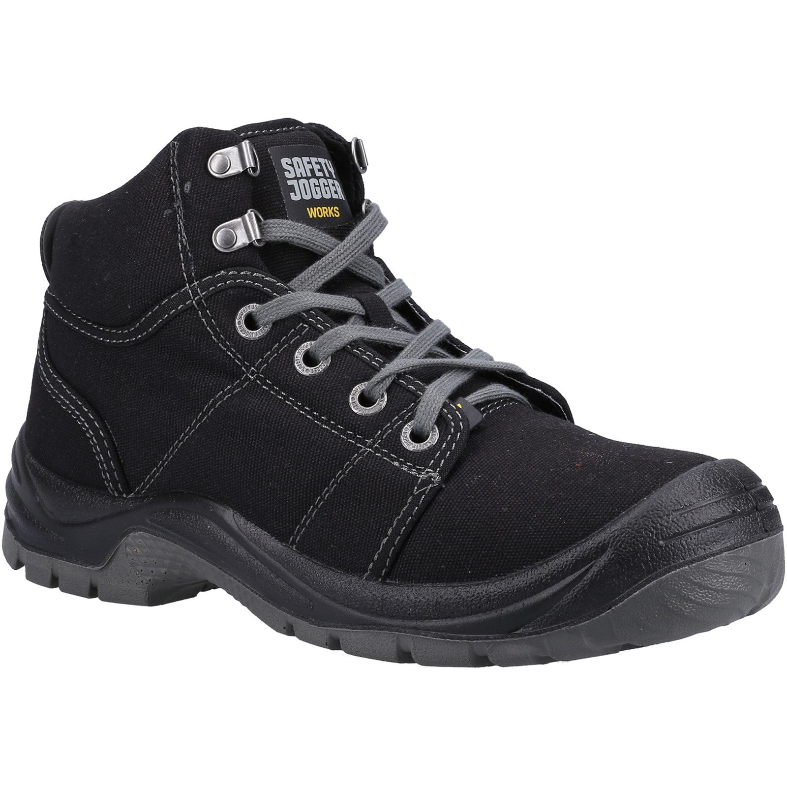 Desert S1P Safety Boots - Black/Dark Grey