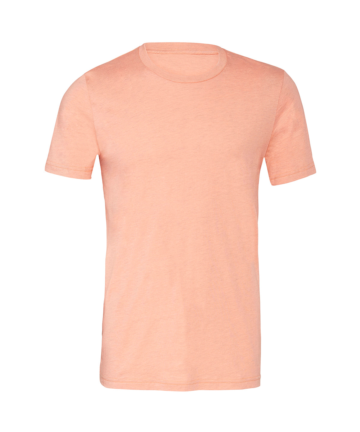 Unisex heather CVC short sleeve t-shirt - Heather Sunset