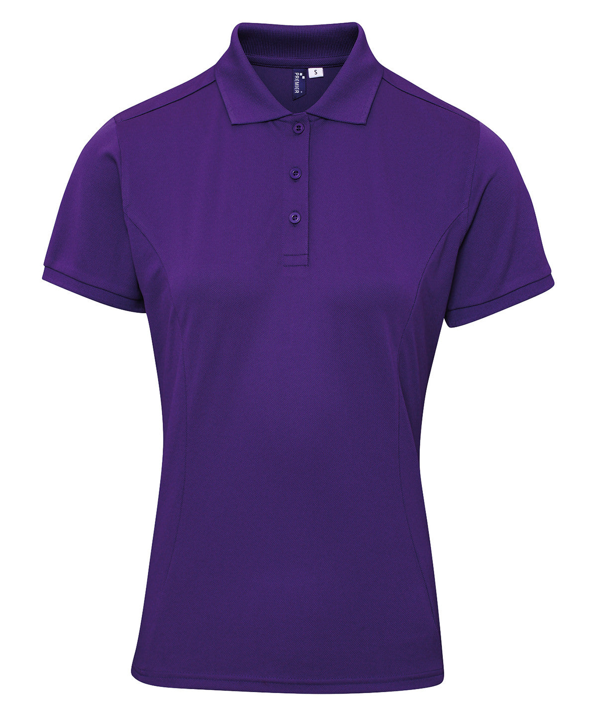 Women's Coolchecker plus piqué polo with CoolPlus® - Purple