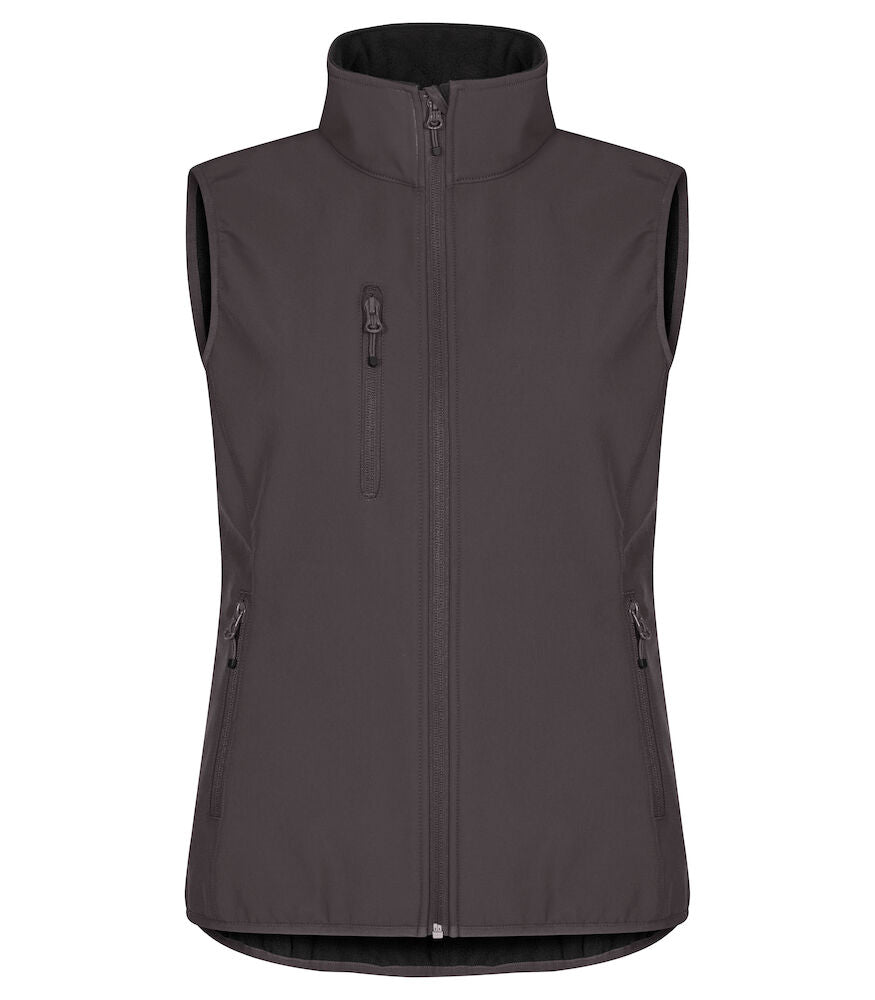 Women's Classic Softshell Vest - Dark Grey