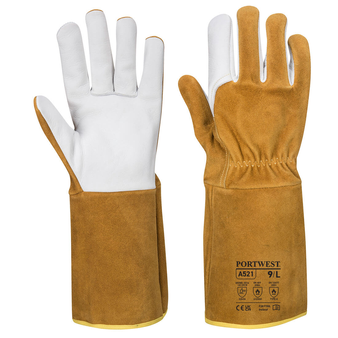 TIG Ultra Welding Gauntlet - Brown