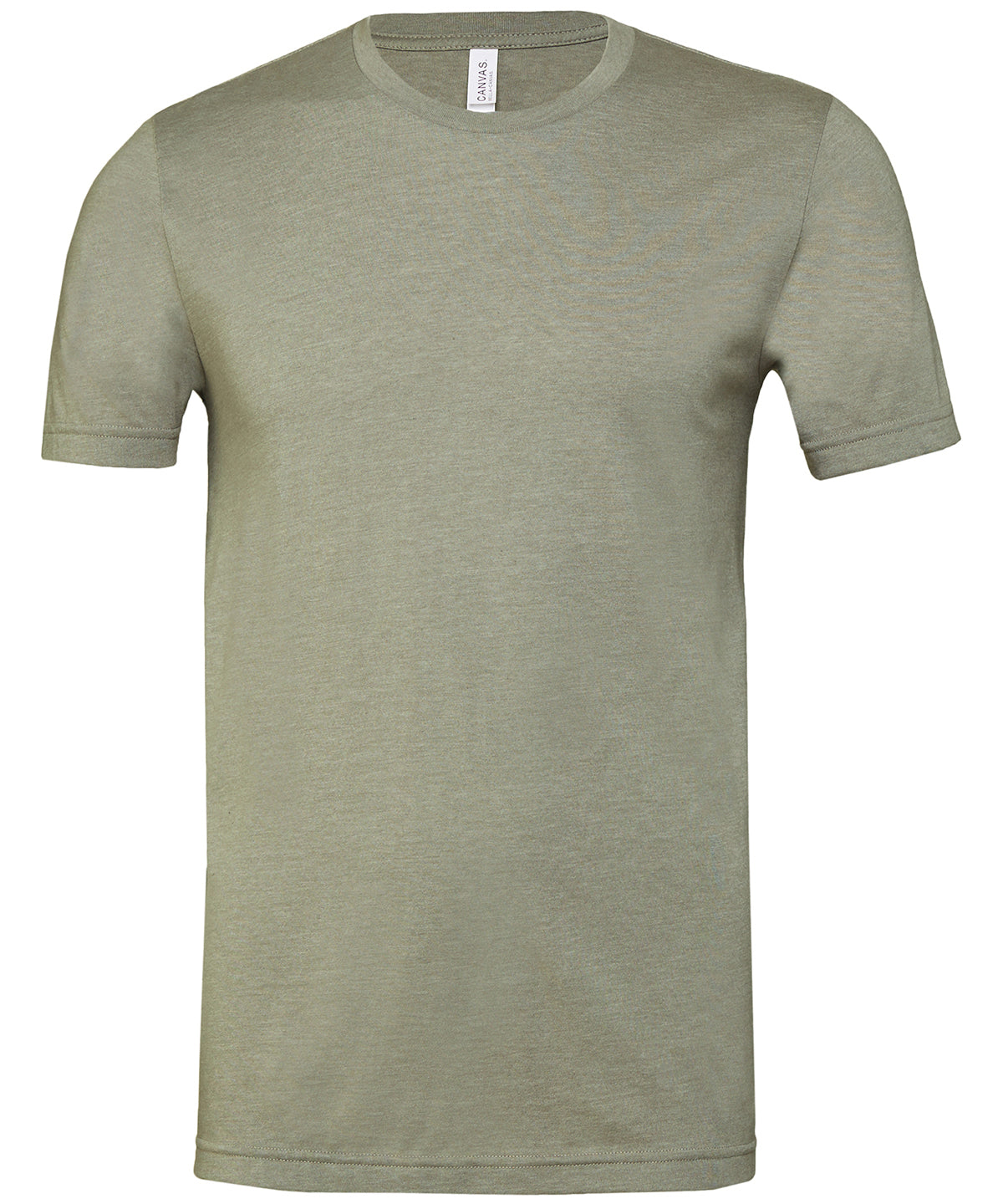 Unisex heather CVC short sleeve t-shirt - Heather Stone