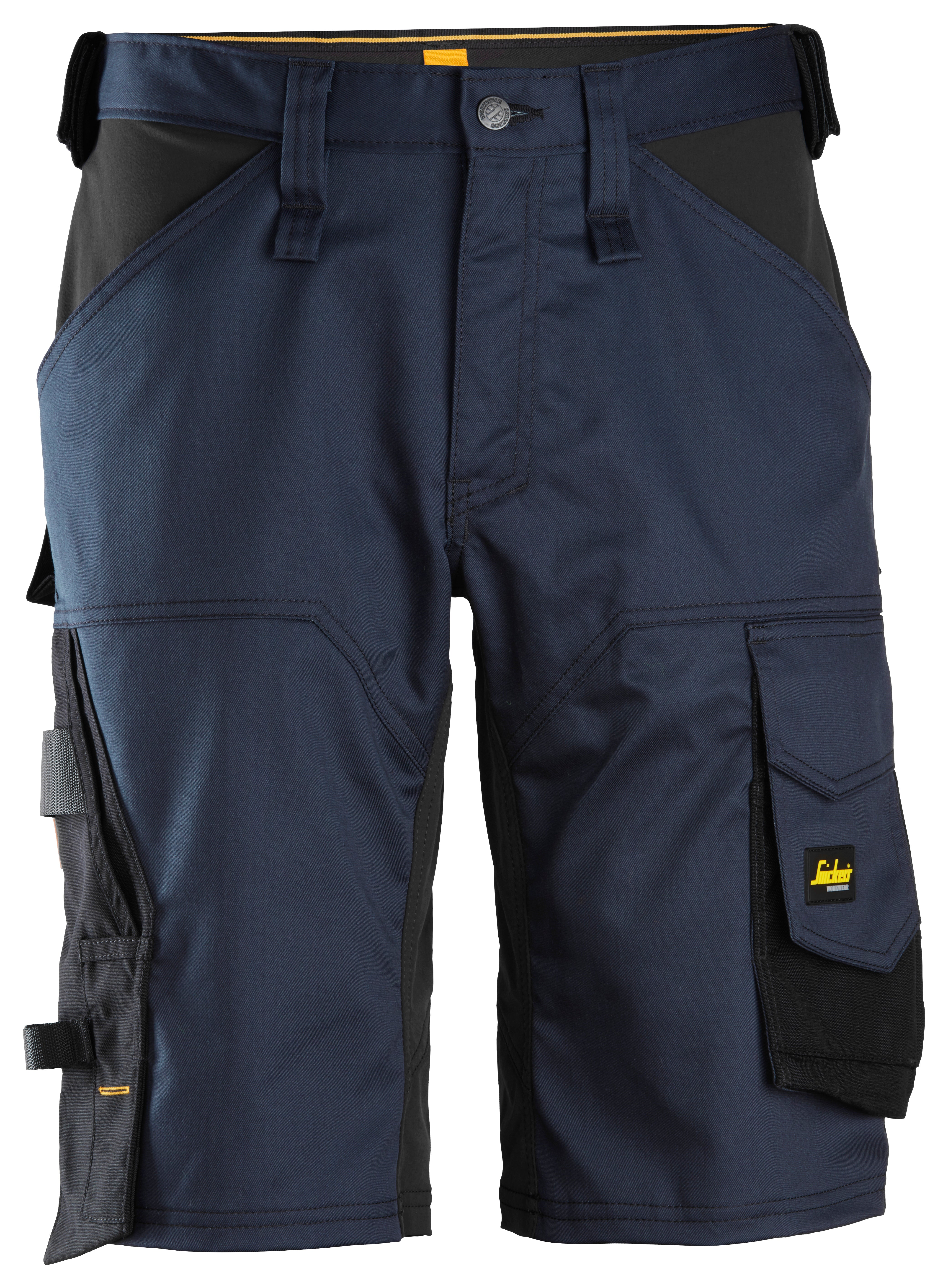 AllroundWork, Stretch Loose Fit Work Shorts - Navy\Black - 9504