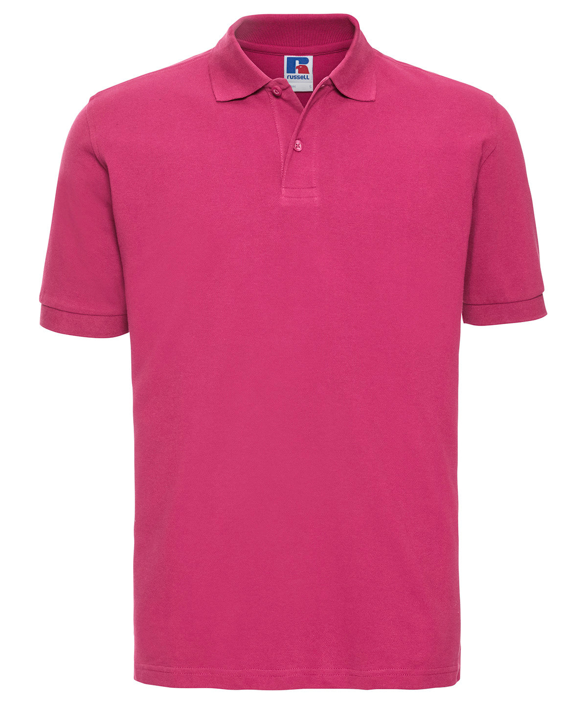 Classic cotton piqué polo - Fuchsia
