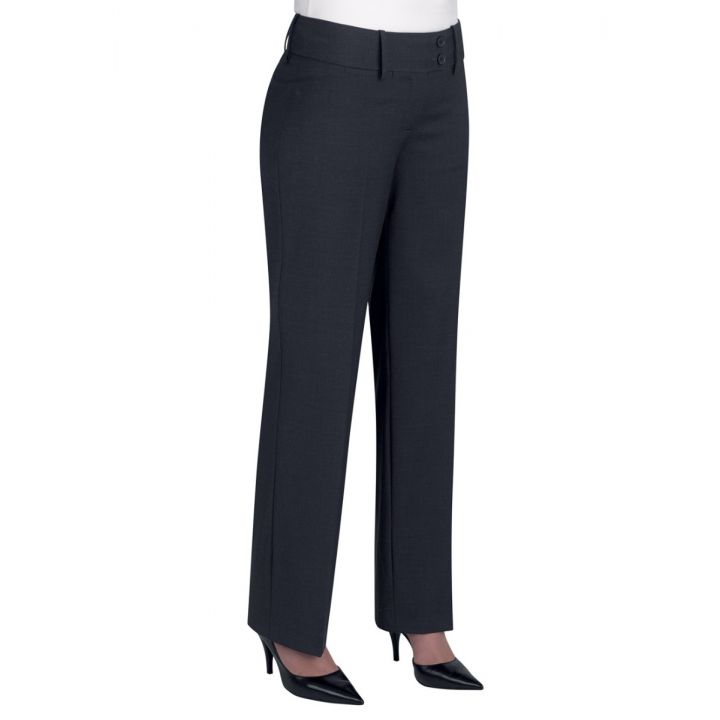 Miranda Parallel Leg Trouser - Charcoal