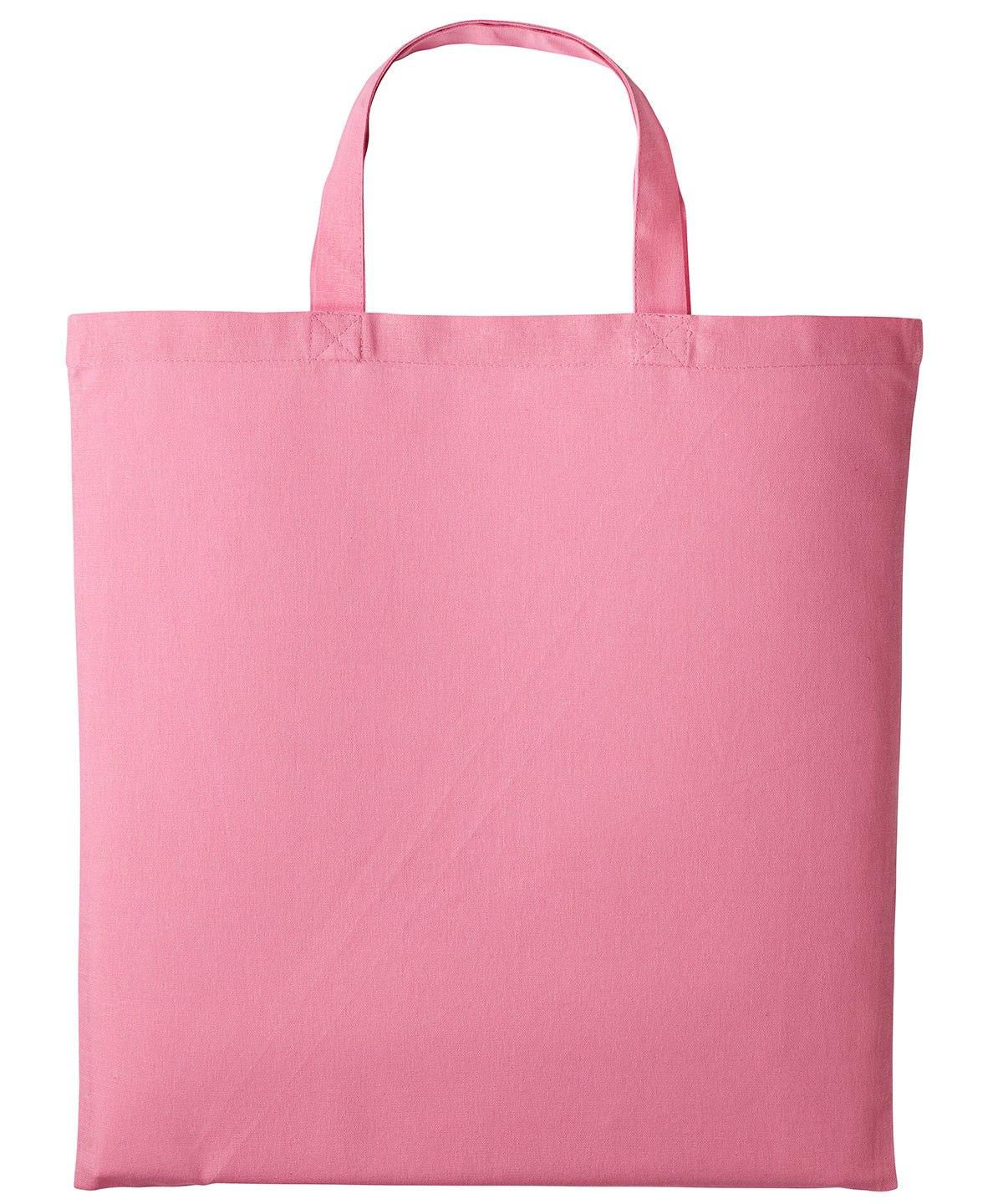 Cotton shopper short handle - Pastel Pink